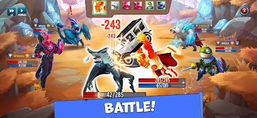 Gameplay screenshot 1 from Monster Legends - Strategy game